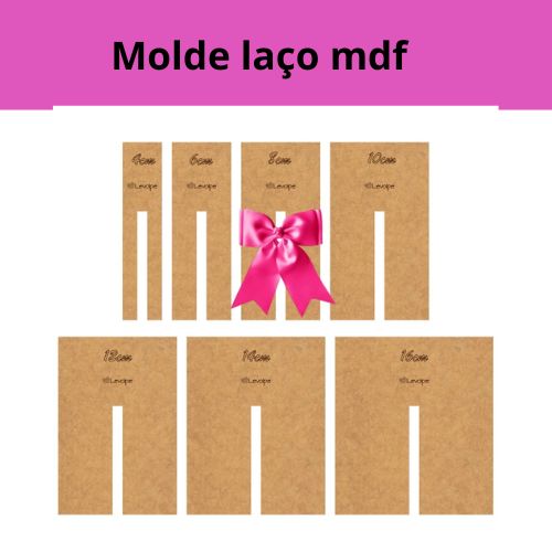 cetim 5 (2) molde de laço mdf